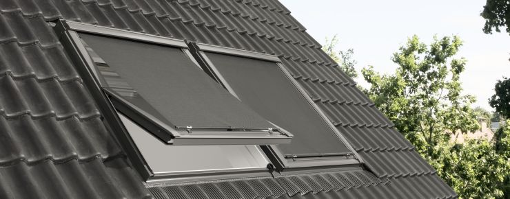 VELUX anti-heat blinds for roof windows